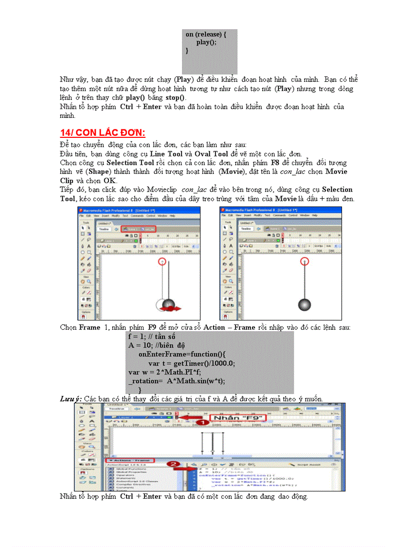 image for page Học Flash cơ bản
