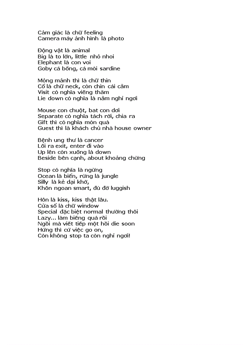 image for page Học ngoại ngữ bằng thơ