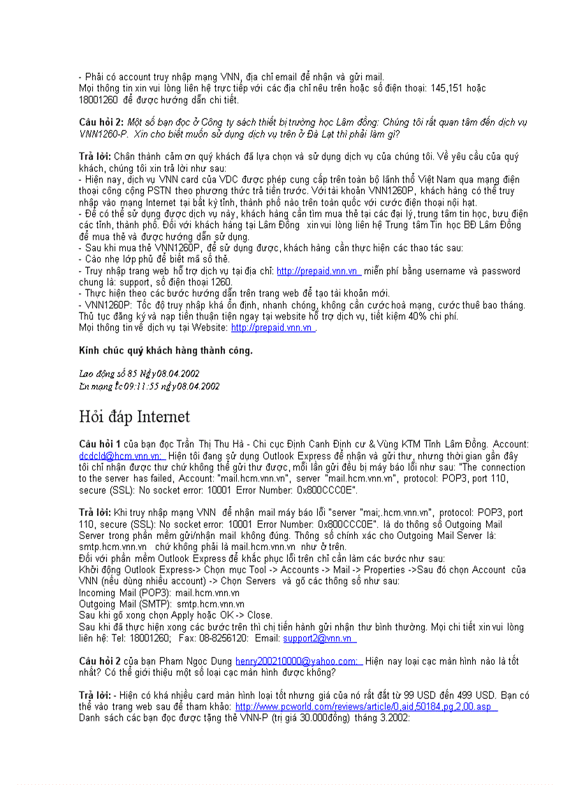 image for page Hoi dap Internet