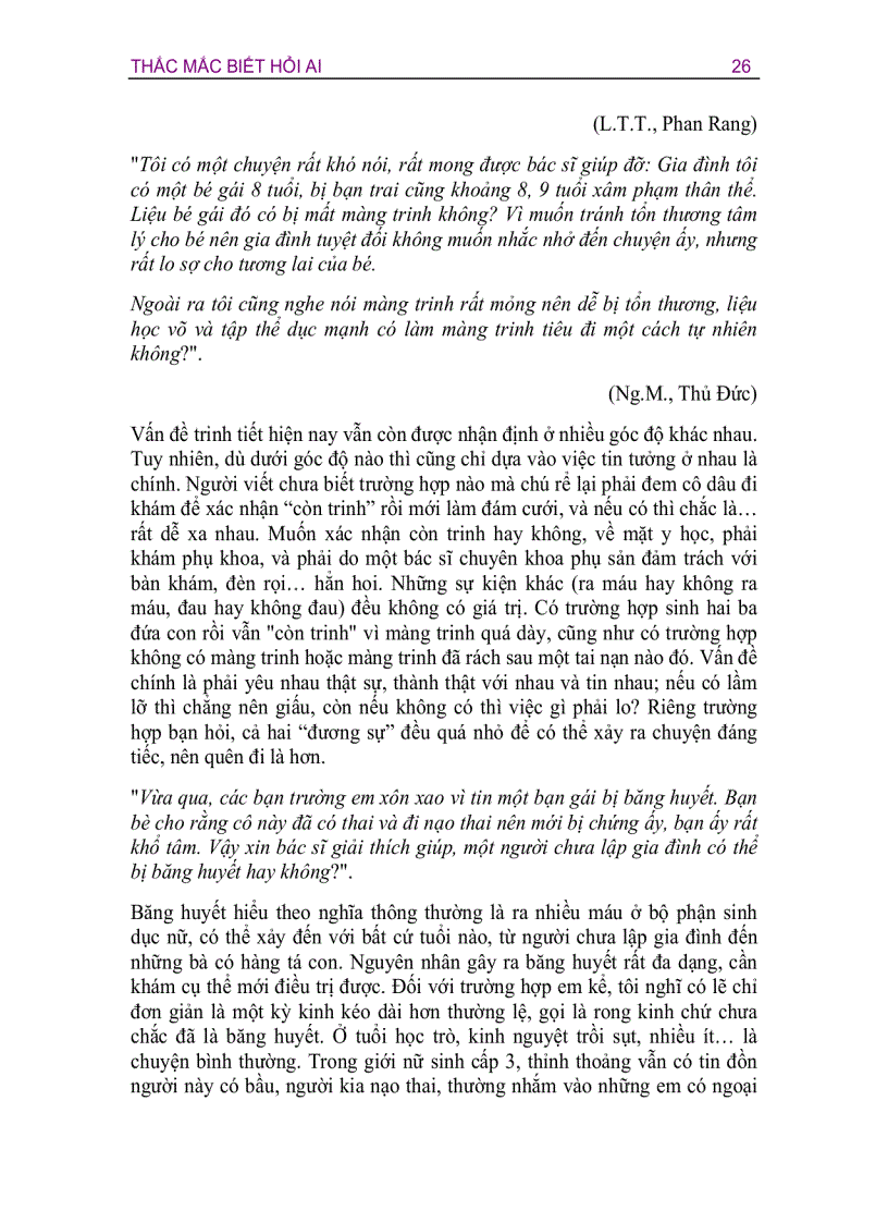 image for page Hỏi Đáp về chuyện ấy