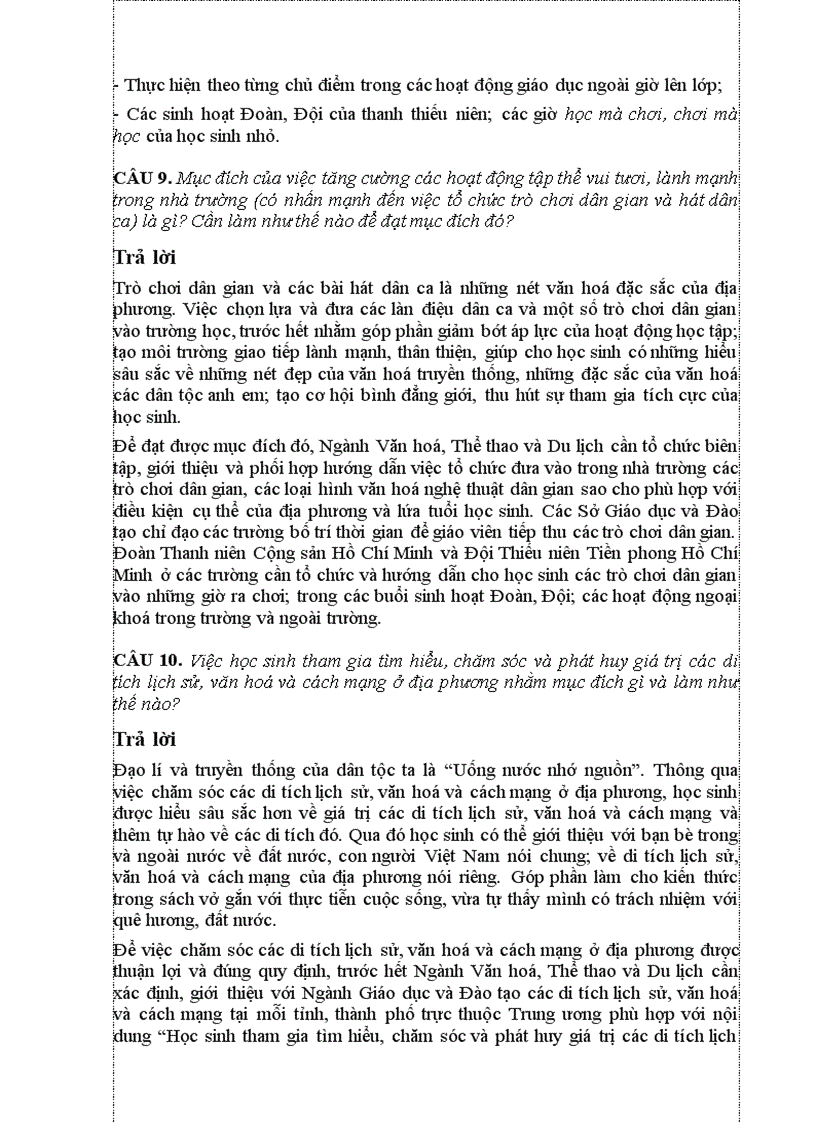 image for page Hỏi đáp về trường học thân thiện học sinh tích cực