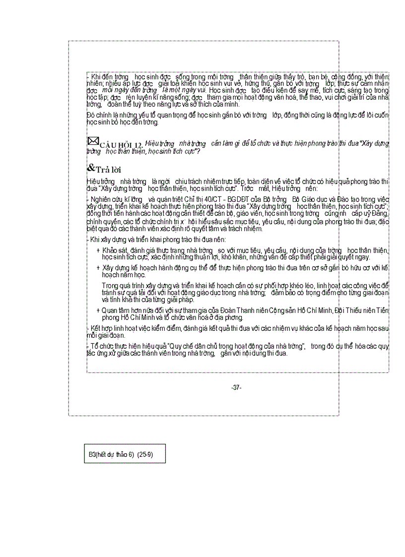 image for page Hỏi và đáp về trường học thân thiện học sinh tích cực