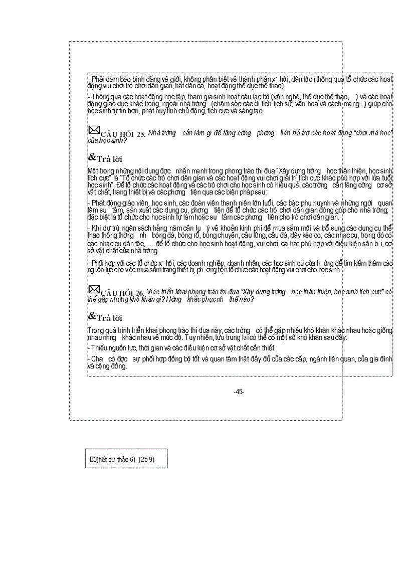 image for page Hỏi và đáp về trường học thân thiện học sinh tích cực