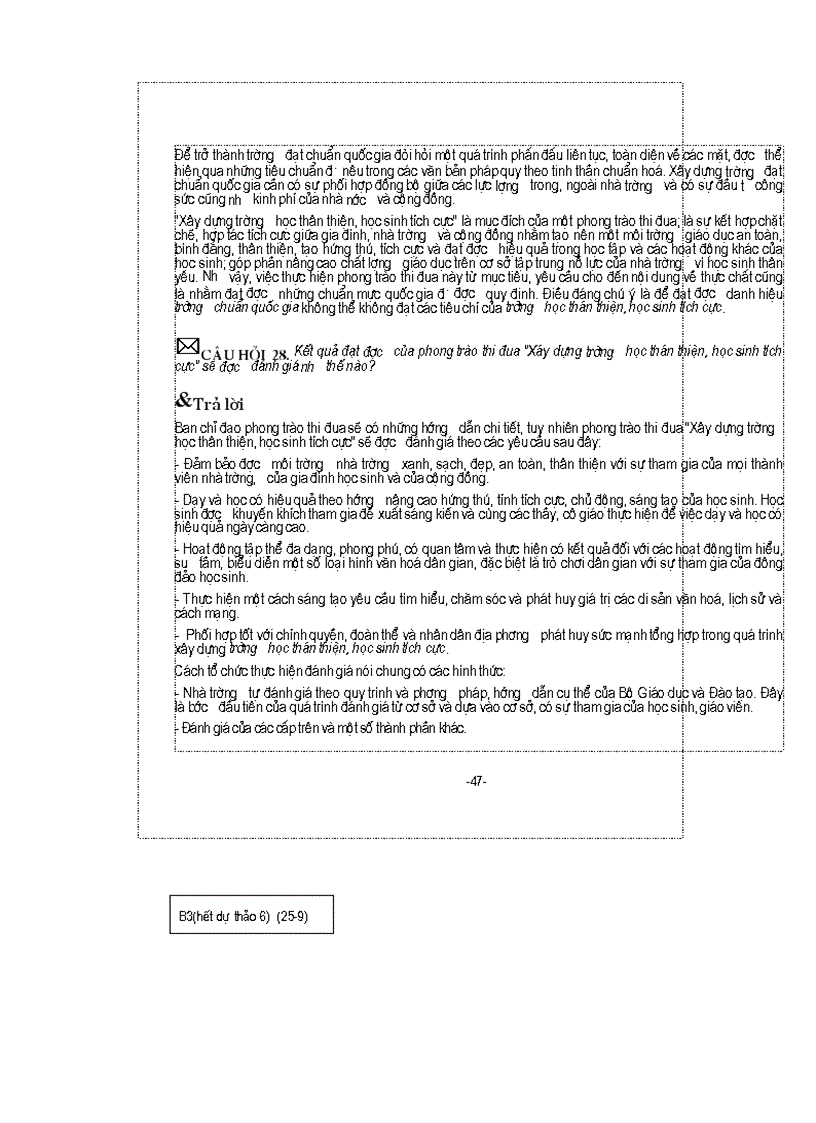 image for page Hỏi và đáp về trường học thân thiện học sinh tích cực