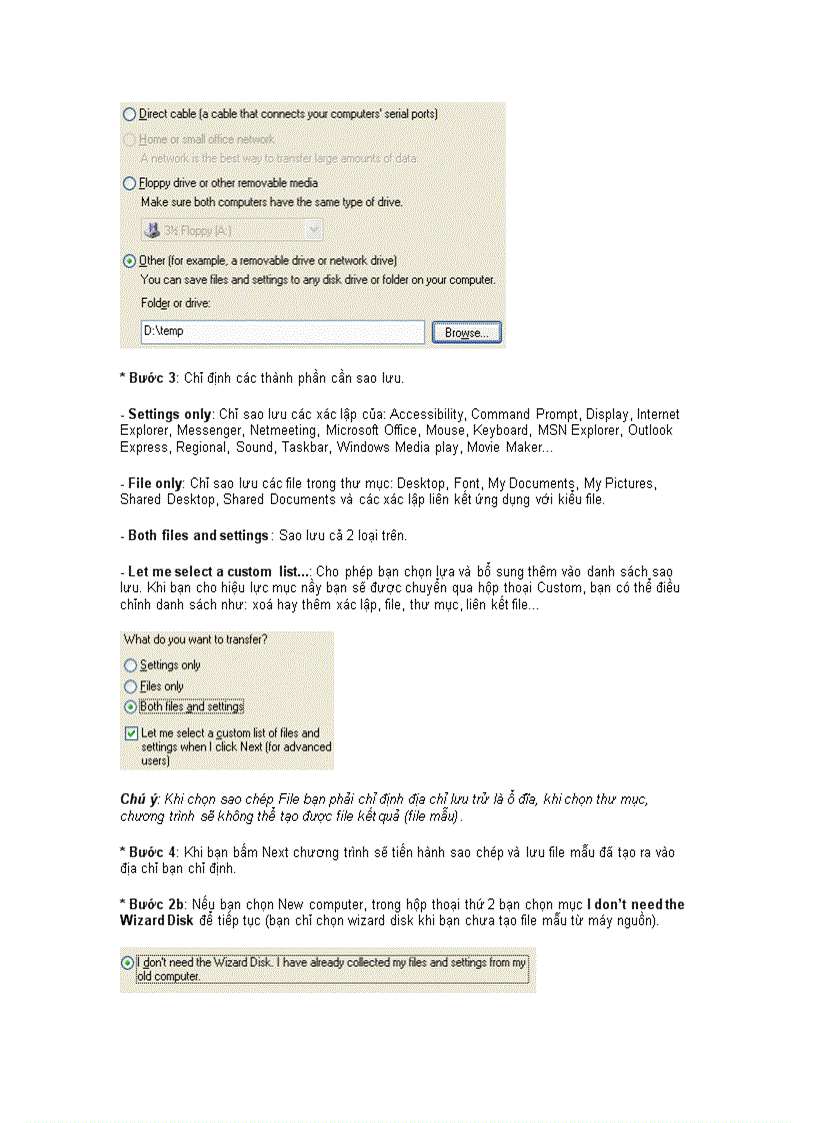 image for page Hướng dẫ cài đặt và sử dụng Win XP