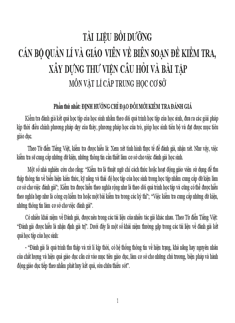 image for page Huong dan bien soan ma tran de kiem tra