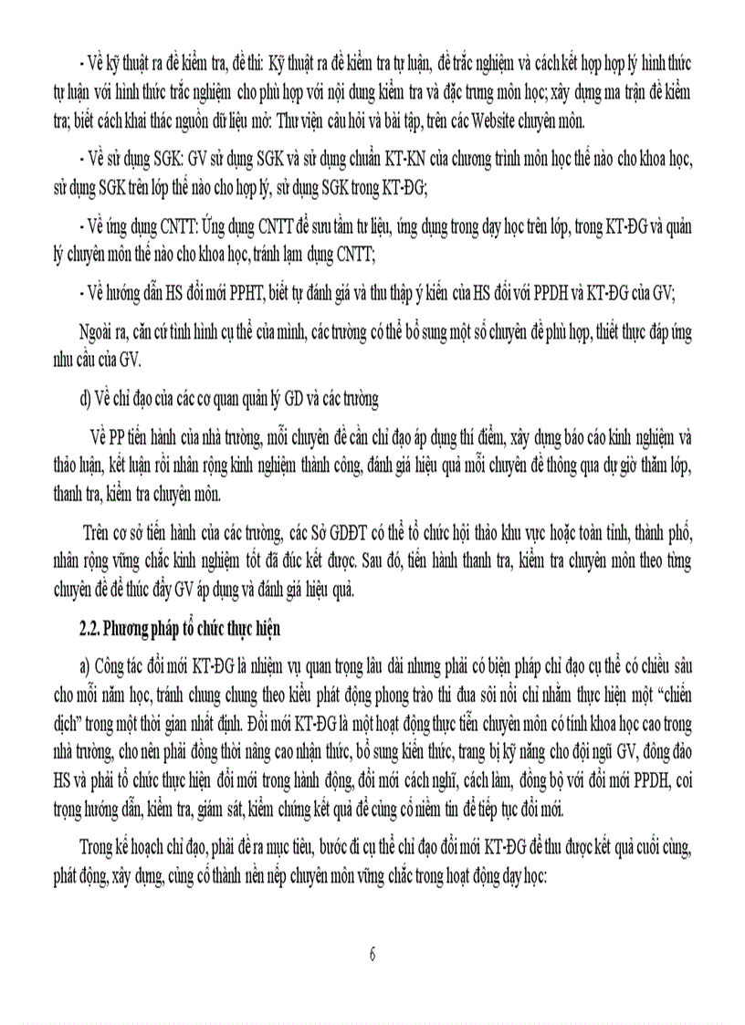 image for page Huong dan bien soan ma tran de kiem tra