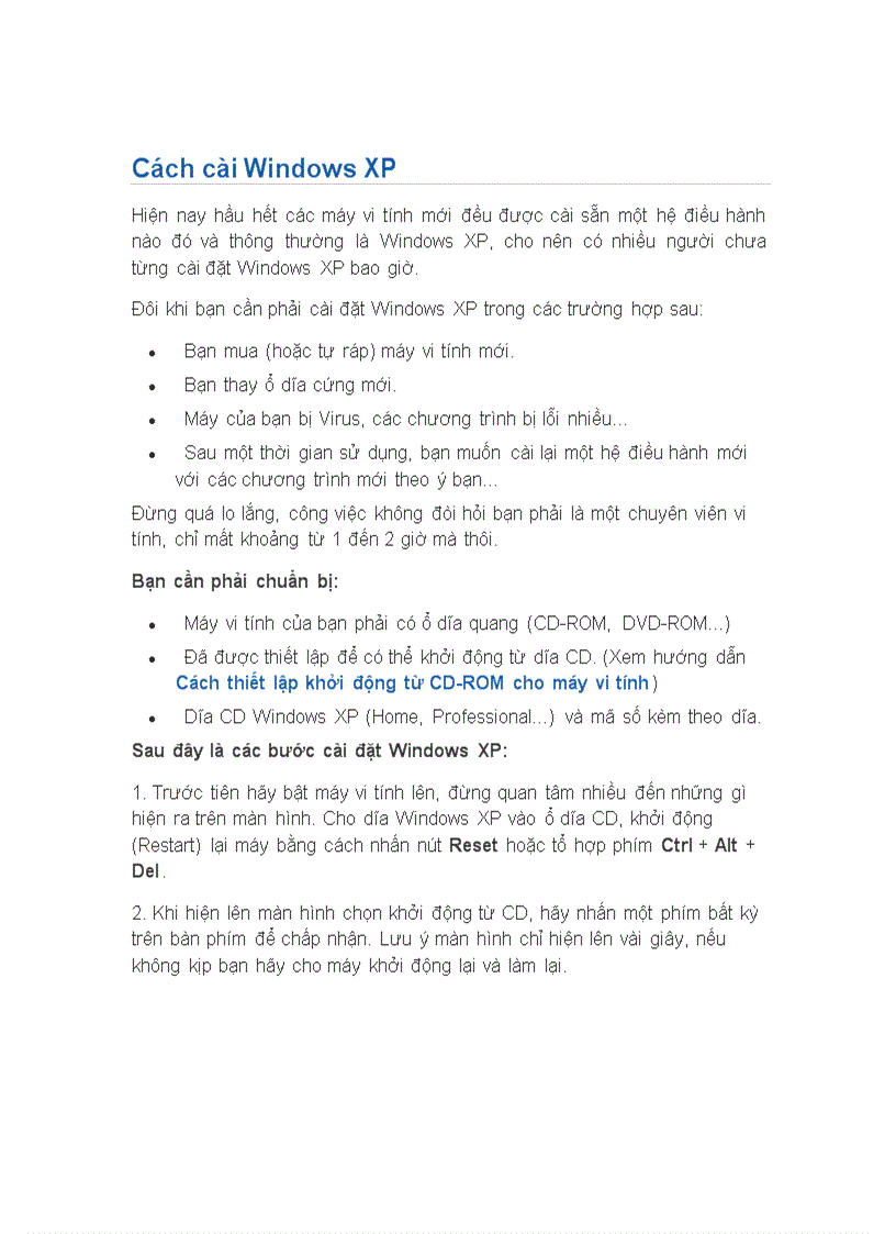 image for page Huong dan cach cai dat windows