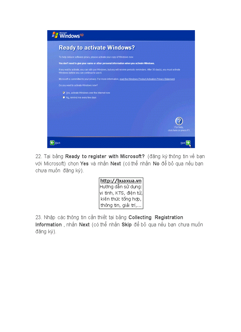 image for page Huong dan cach cai dat windows
