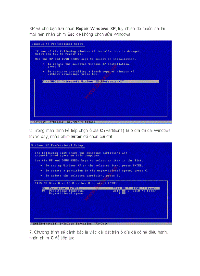 image for page Huong dan cach cai dat windows