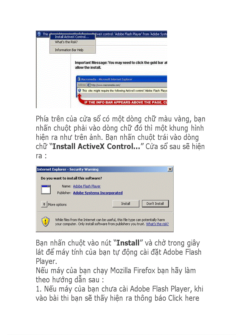 image for page Hướng dẫn cài đặt Adobe flash player