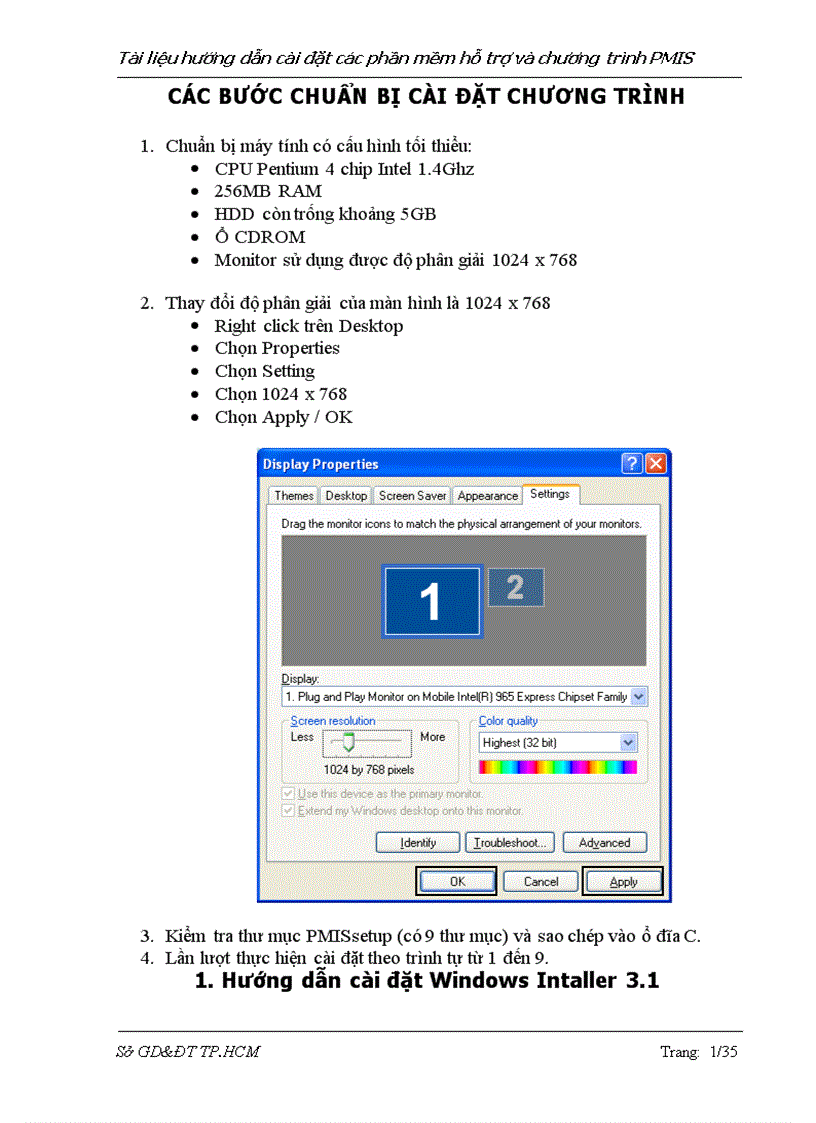 image for page Hướng dẫn cài đặt PMIS phần mềm quản lí cán bộ giáo viên