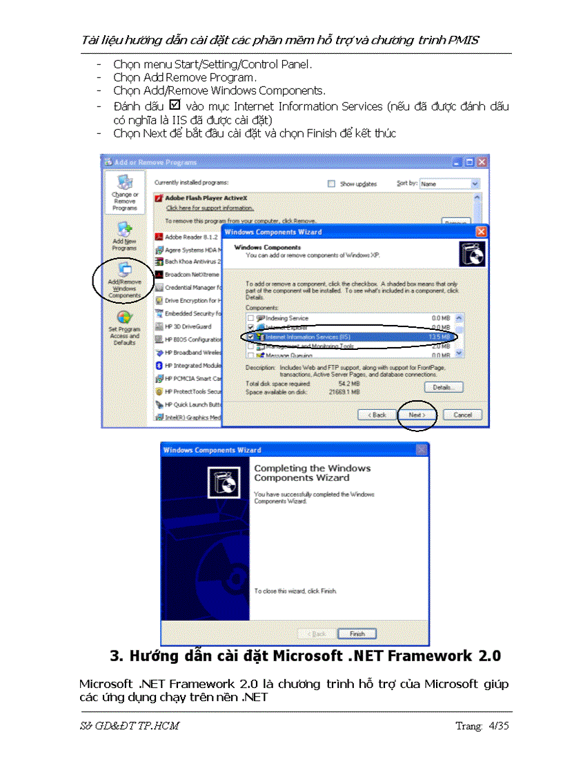 image for page Hướng dẫn cài đặt PMIS phần mềm quản lí cán bộ giáo viên