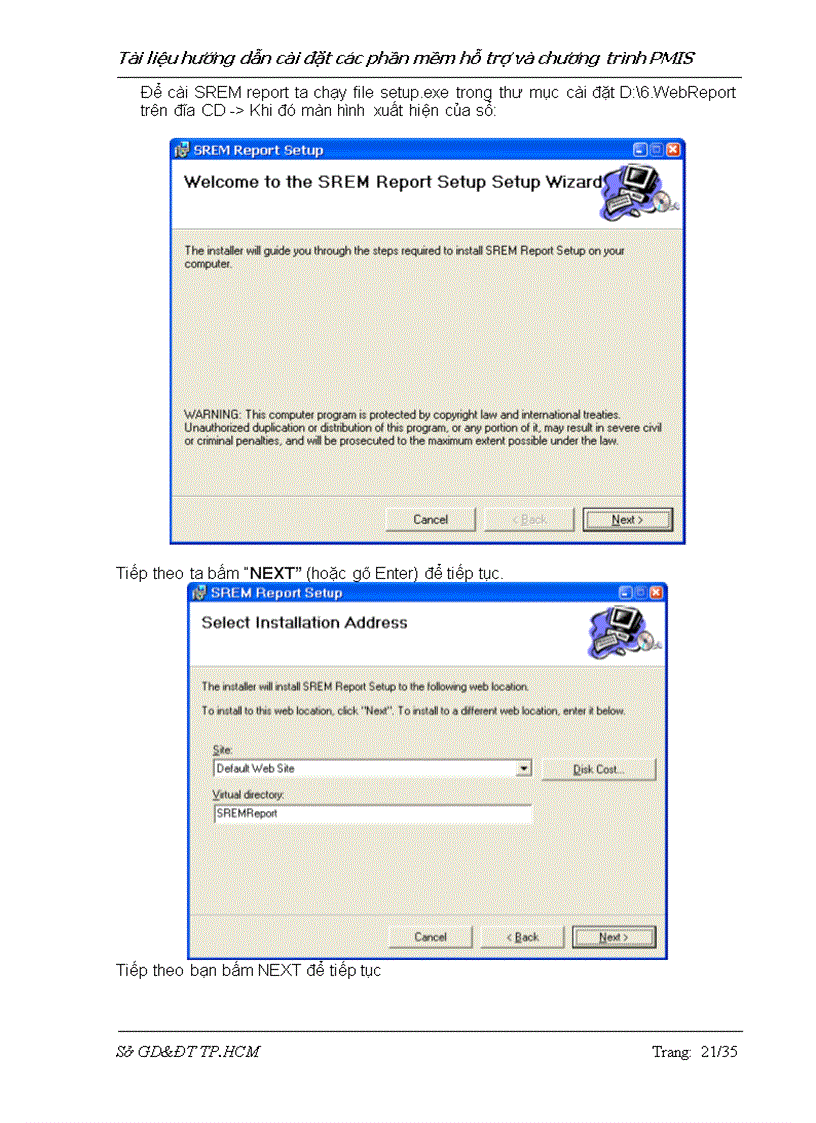image for page Hướng dẫn cài đặt PMIS phần mềm quản lí cán bộ giáo viên