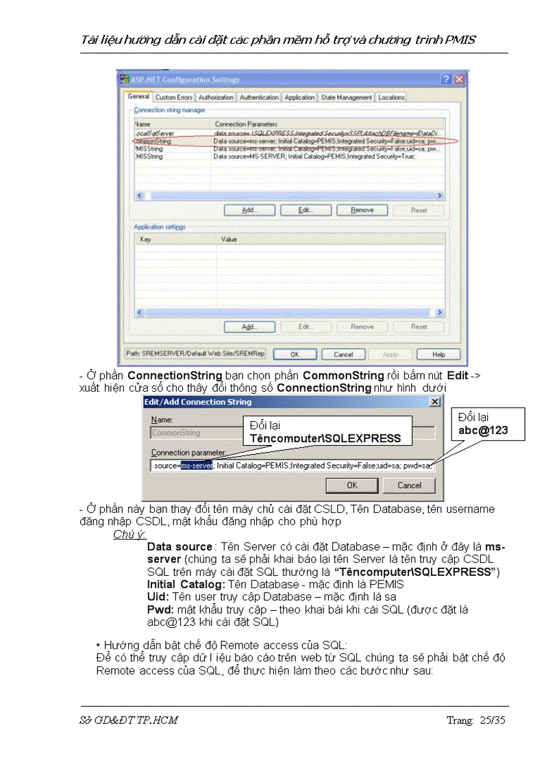 image for page Hướng dẫn cài đặt PMIS phần mềm quản lí cán bộ giáo viên