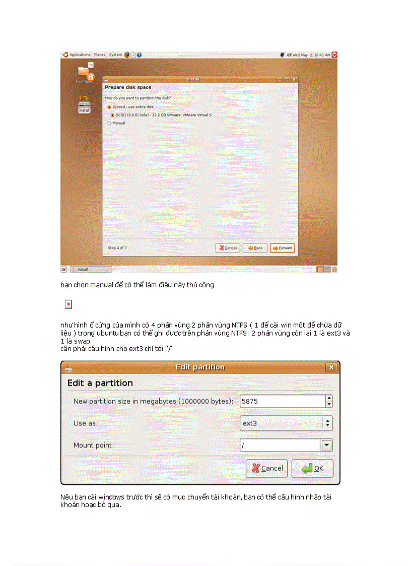 image for page Hướng dẫn cài đặt UBUNTU
