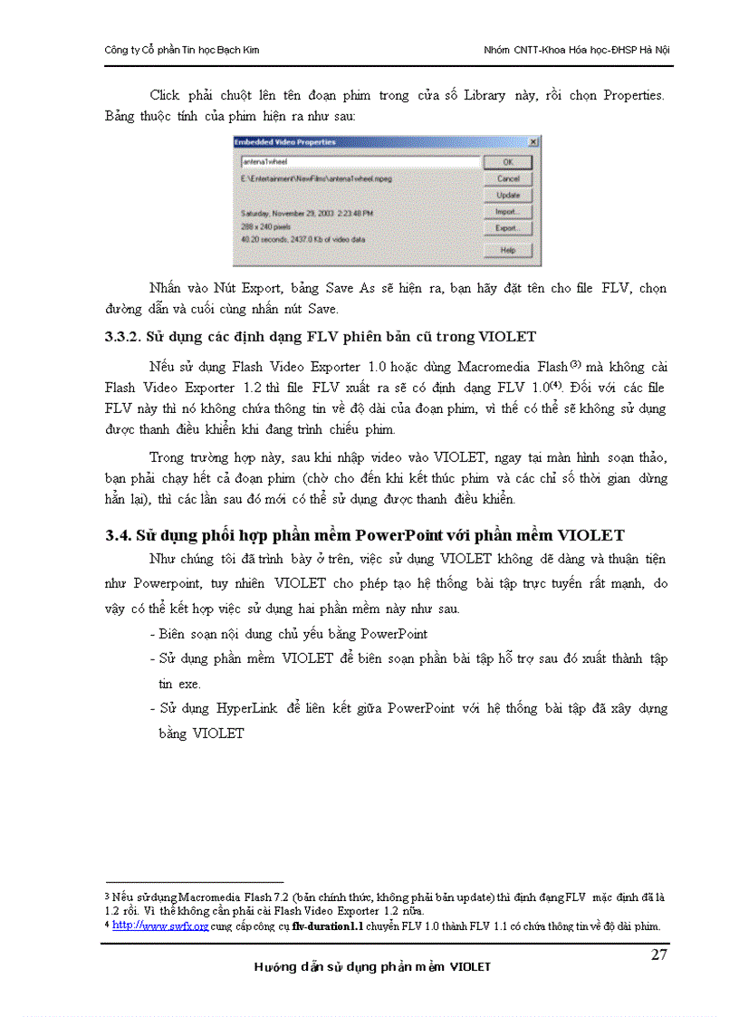 image for page Hướng dẫn cài đặt và sdụng phần mềm Violet phục vụ dạy học