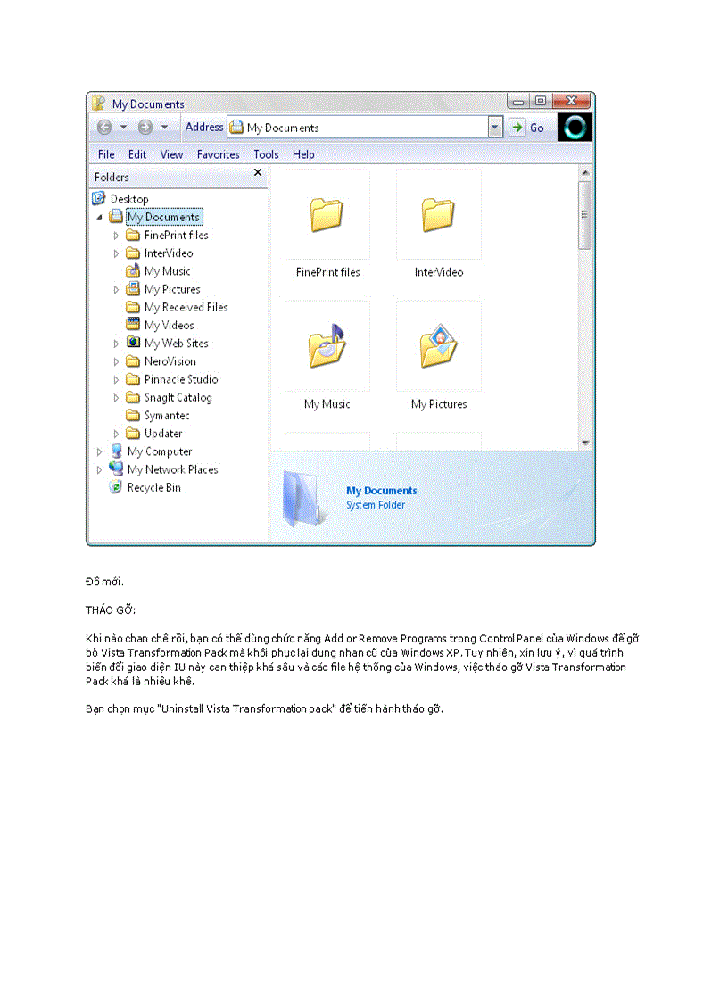 image for page Hướng dẫn cài đặt Vista Transformation Pack