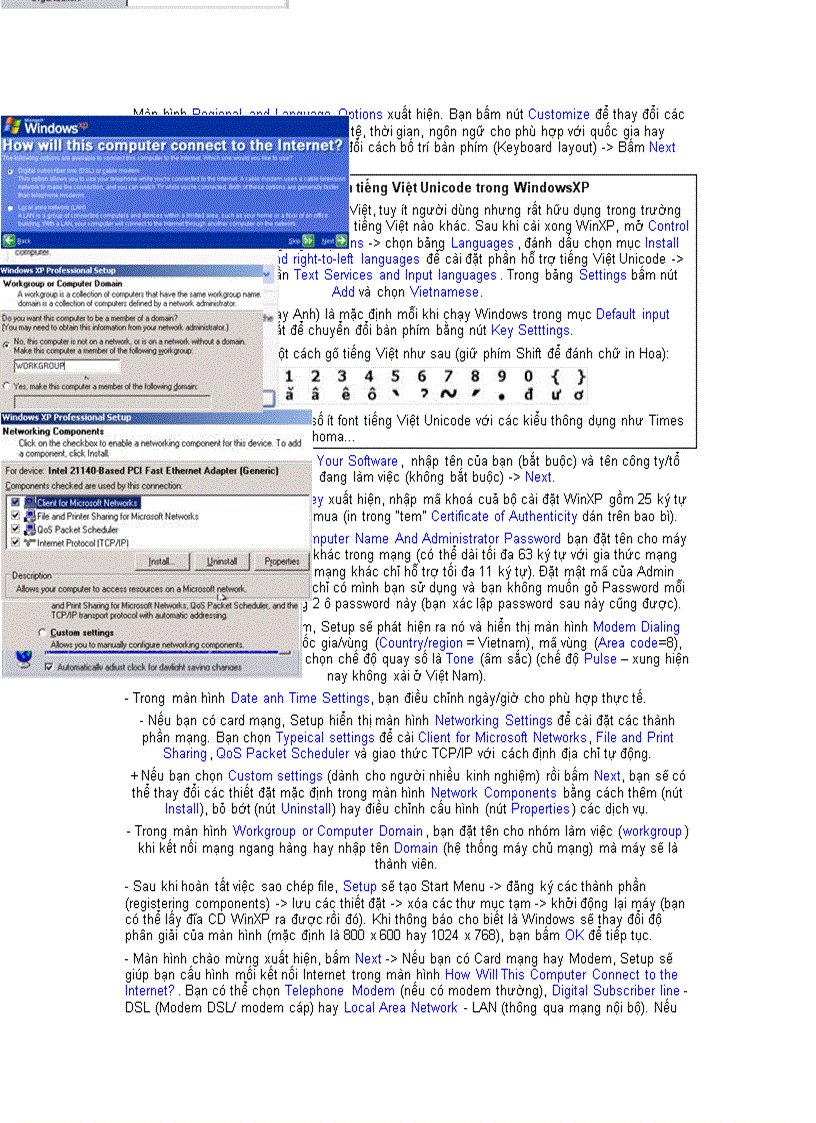 image for page Hướng dẫn cài Win XP Profossinas