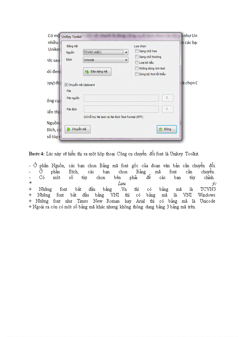 image for page Hướng dẫn chuyển đổi font chữ bằng Unikey Toolkit