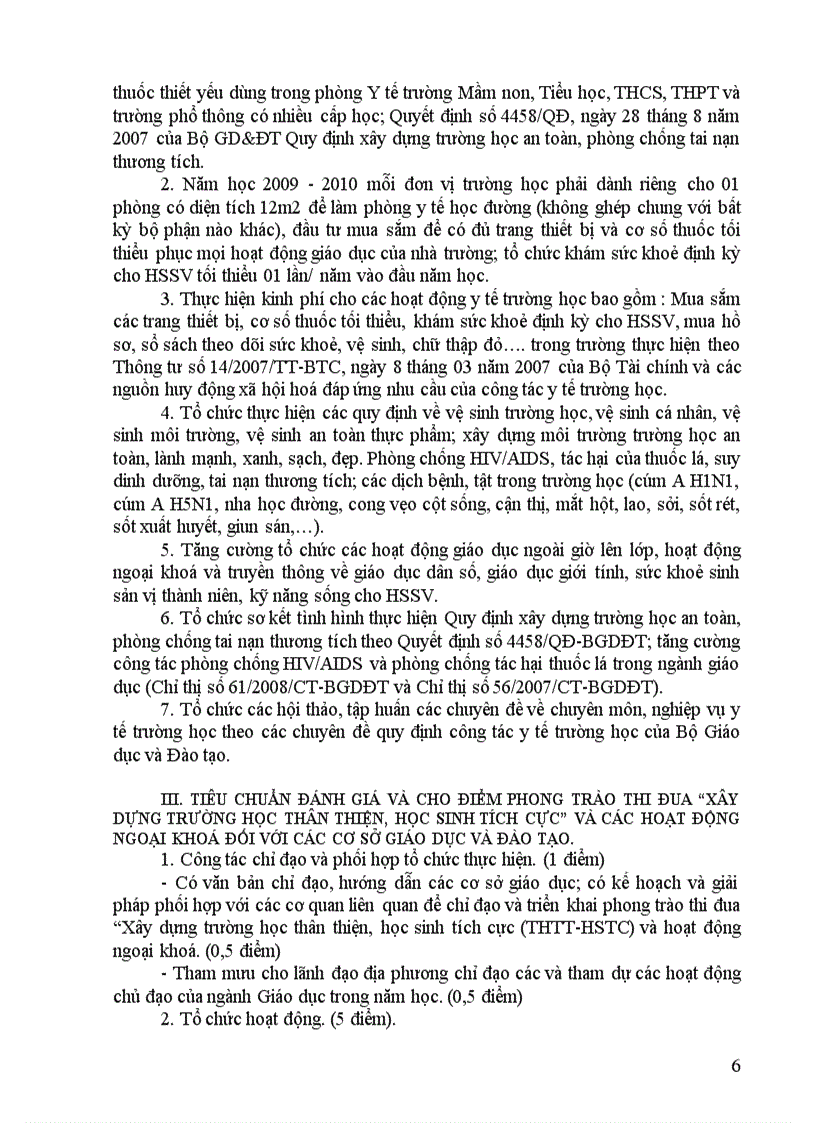 image for page Huong dan cong tac HSSV GDTC Y te truong hoc nam 2009 2010