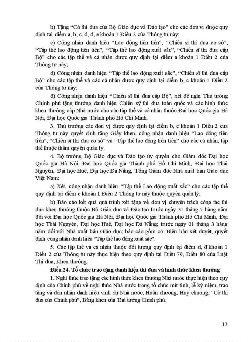 image for page Hướng dẫn công tác thi đua trong ngành giáo dục