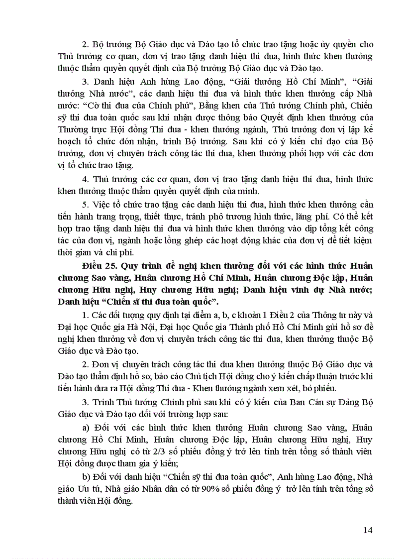 image for page Hướng dẫn công tác thi đua trong ngành giáo dục