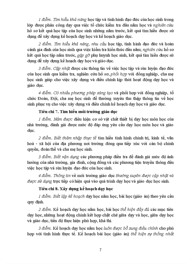 image for page Hướng dẫn đánh giá xếp loại Giáo Viên