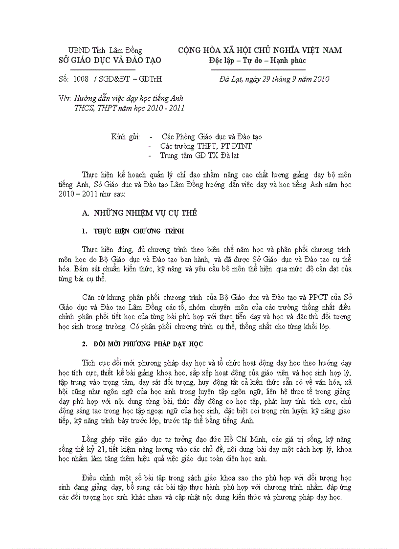 image for page Hướng dẫn dạy học Anh văn PPCT