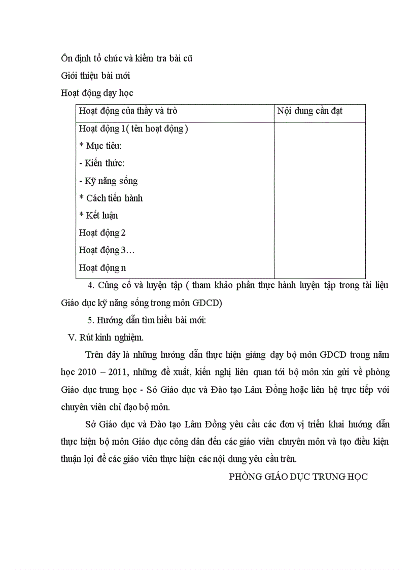 image for page Hướng dẫn dạy học môn GDCD 2010 2011