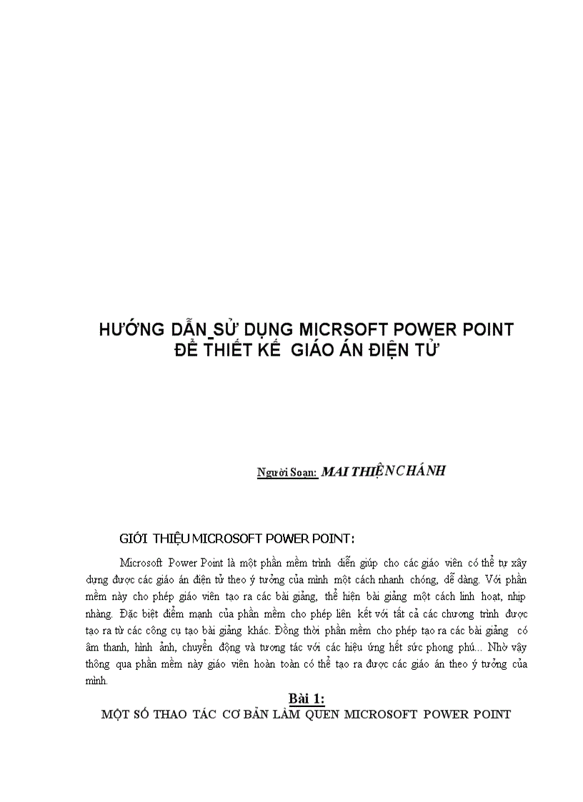 Hướng dẫn học powerpoint