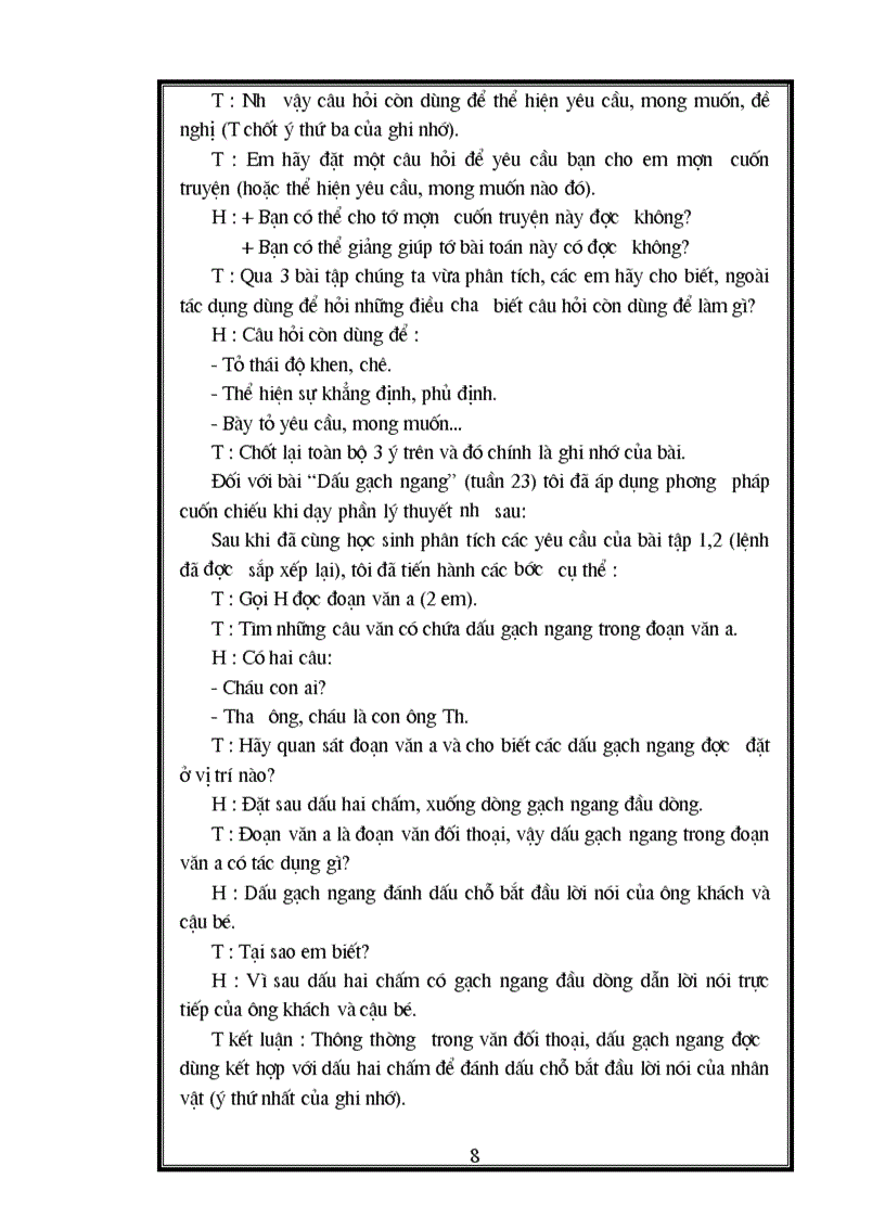 image for page Hướng dẫn học sinh lớp 4 chủ động tiếp thu kiến thức trong một số tiết Luyện từ và câu