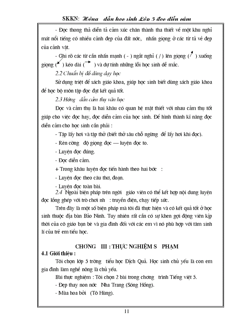 image for page Hướng dẫn HS đọc diễn cảm