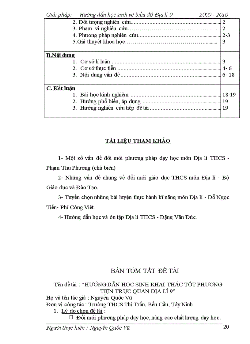 image for page Hướng dẫn HS vẽ các dạng biểu đồ Địa lí 9
