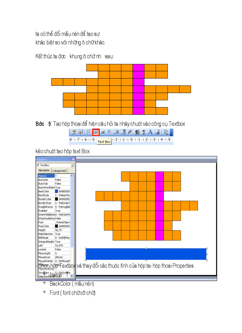 image for page Hướng dẫn làm câu hỏi ô chũ trong Powerpoint