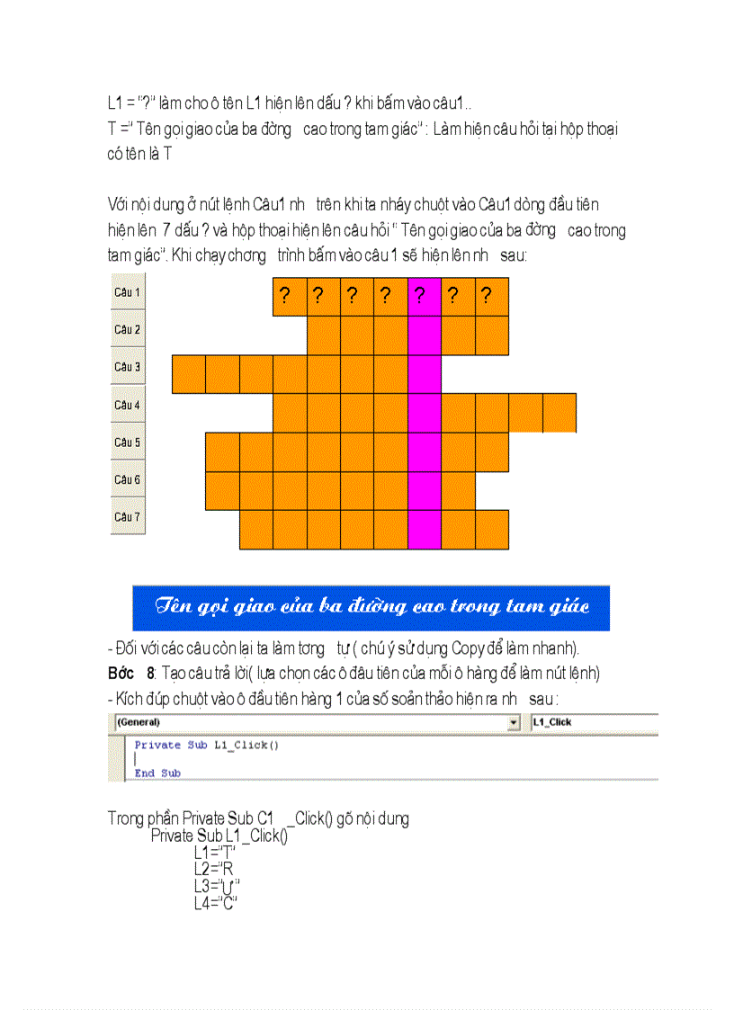 image for page Hướng dẫn làm câu hỏi ô chũ trong Powerpoint