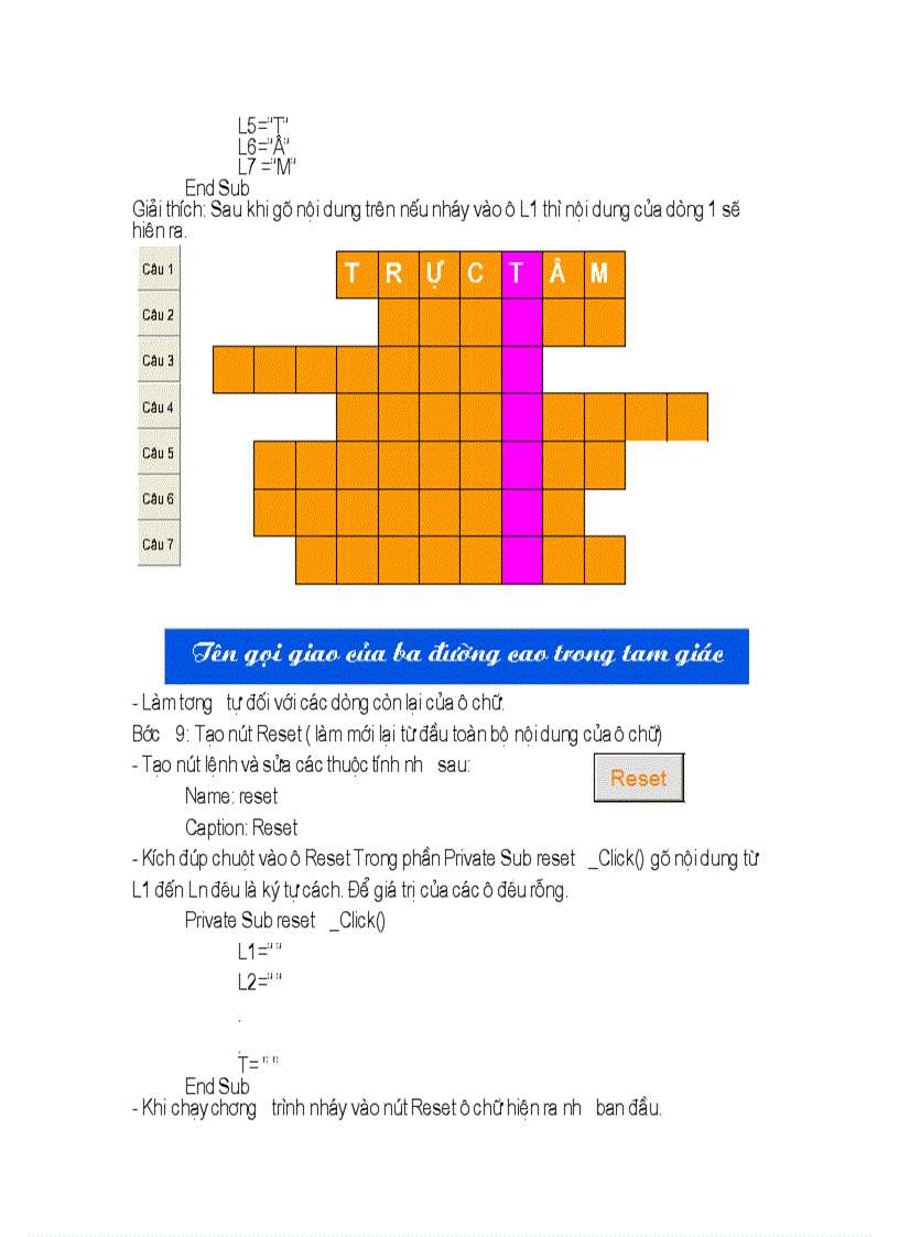 image for page Hướng dẫn làm câu hỏi ô chũ trong Powerpoint