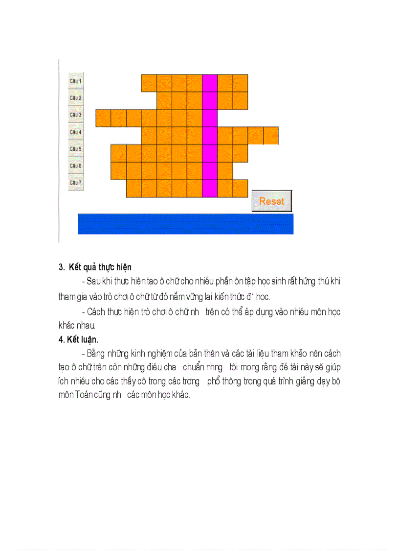 image for page Hướng dẫn làm câu hỏi ô chũ trong Powerpoint