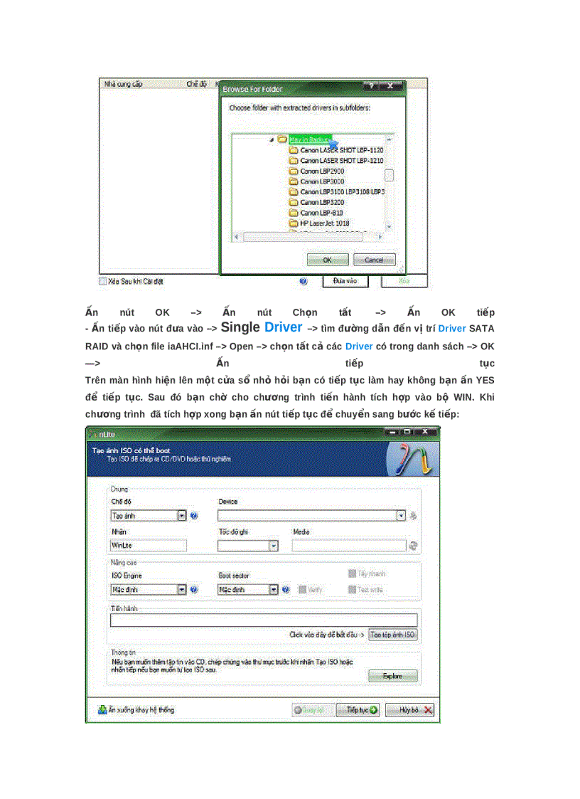 image for page Hướng dẫn làm đĩa cài đặt windows XP full tự boot