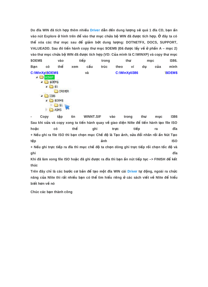 image for page Hướng dẫn làm đĩa cài đặt windows XP full tự boot