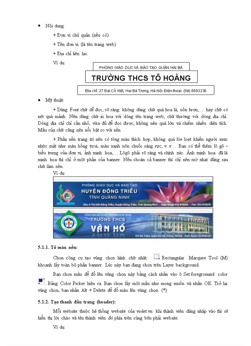 image for page Hướng dẫn làm Website trên VIOLET VN