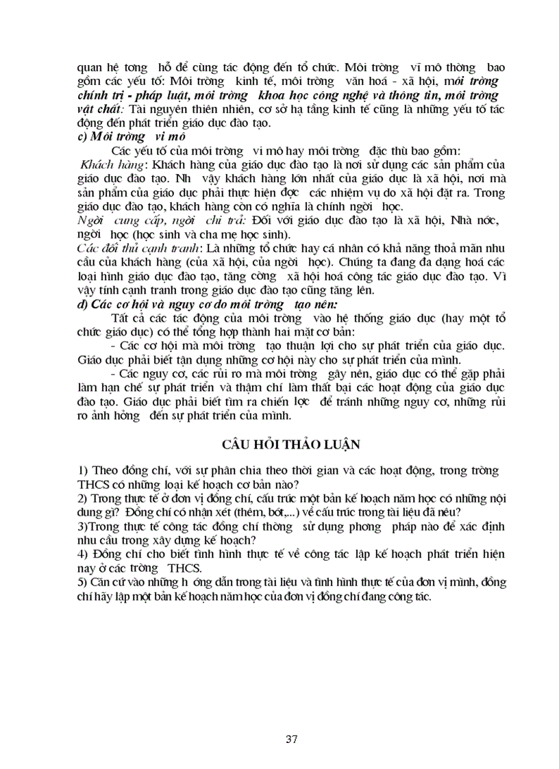 image for page Hướng dẫn lập KH phát triển GDTHCS