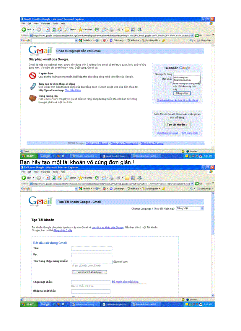 image for page Hướng dẫn lập và gửi bằng Gmail