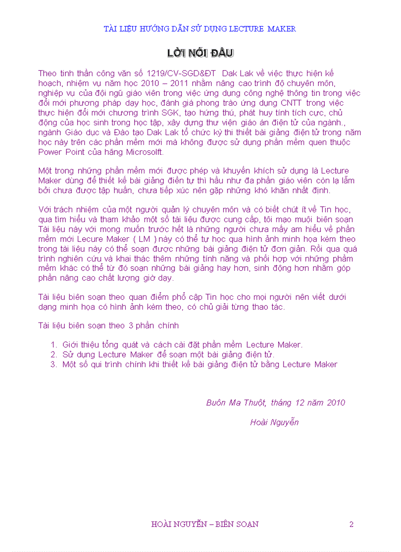 image for page Hướng Dẫn Lecture Maker