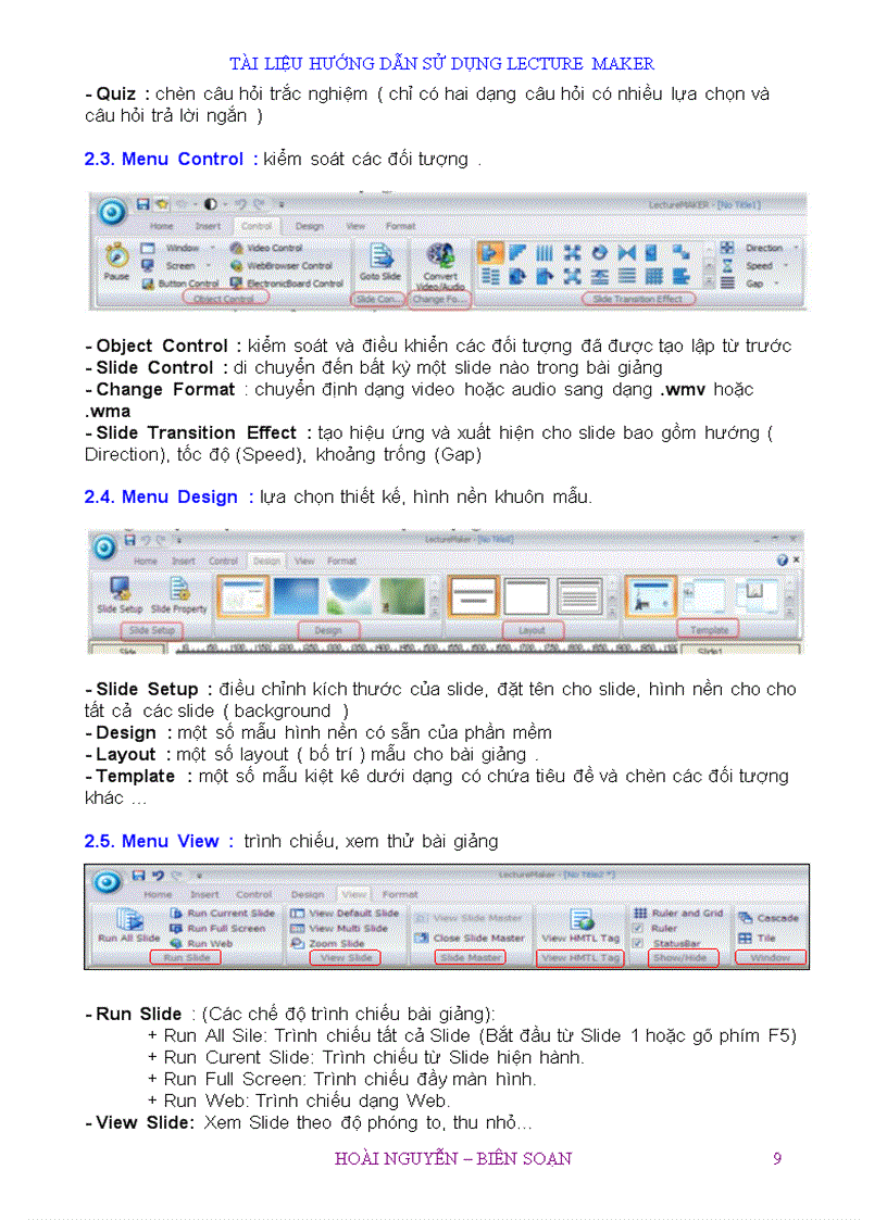 image for page Hướng Dẫn Lecture Maker