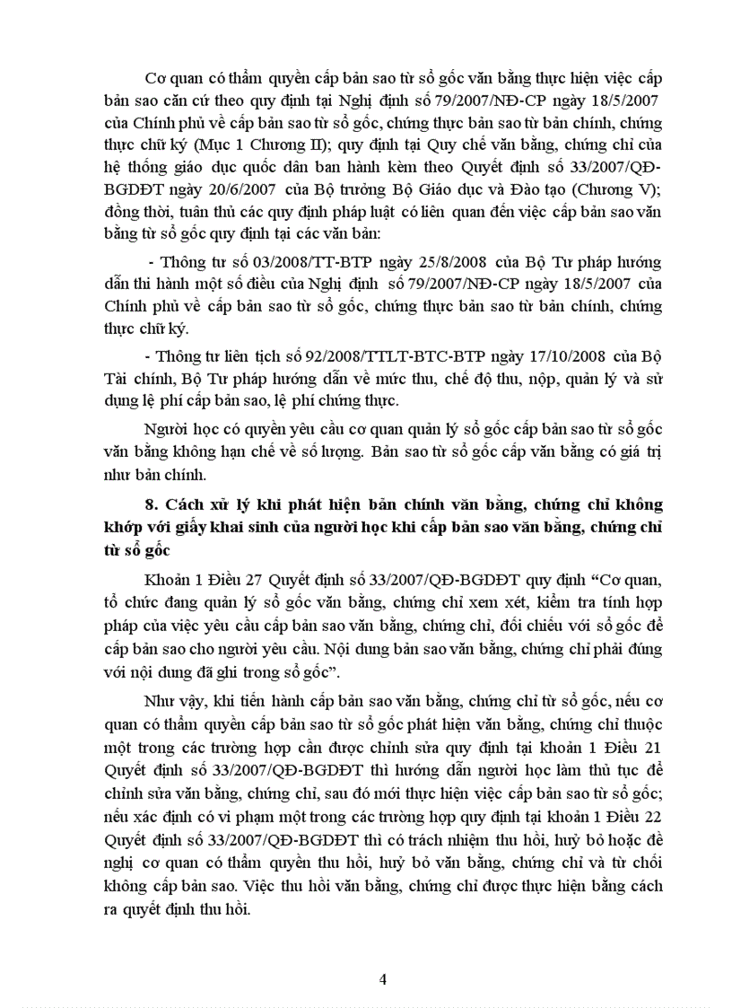 image for page Hướng dẫn một số nội dung về văn bằng chứng chỉ của giáo dục phổ thông