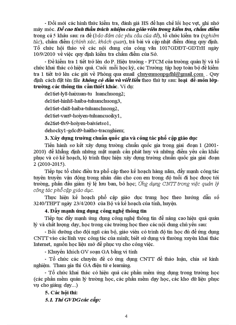 image for page Hướng dẫn nhiệm vụ năm học 2010 2011