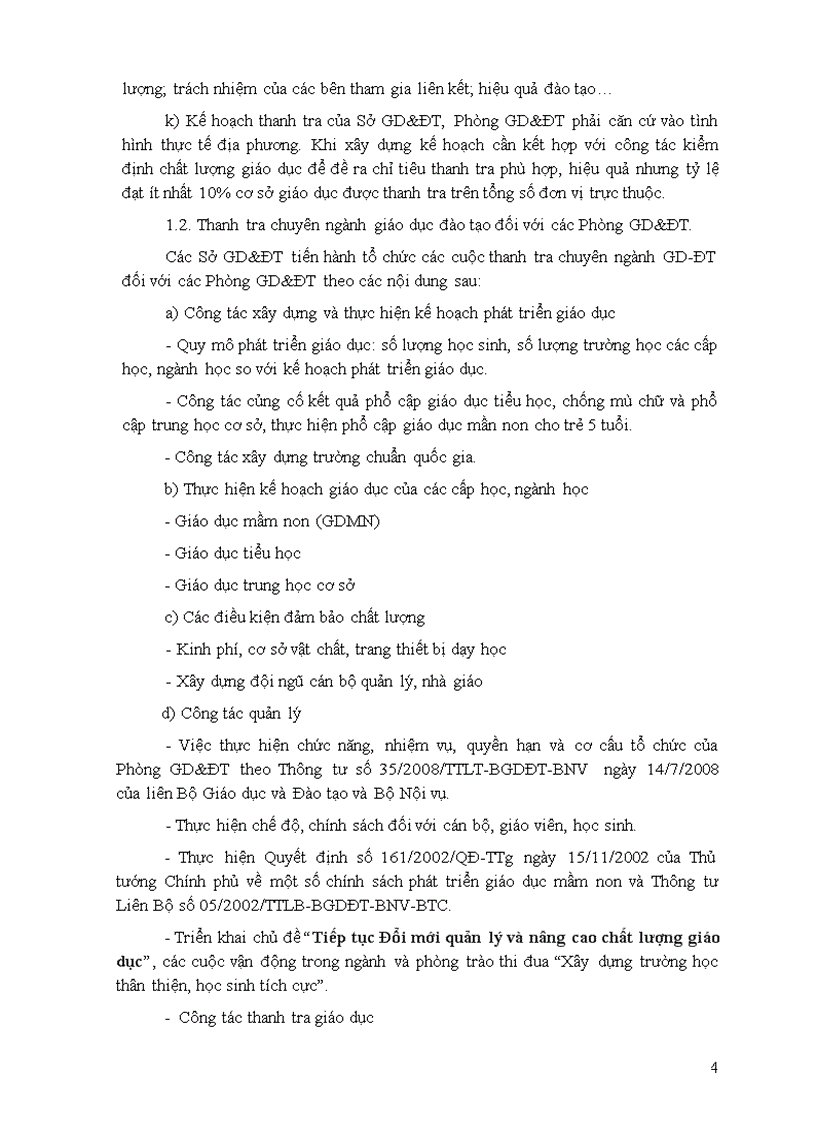 image for page Hướng dẫn nhiệm vụ thanh tra năm học 2010 2011