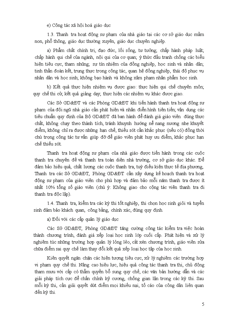 image for page Hướng dẫn nhiệm vụ thanh tra năm học 2010 2011