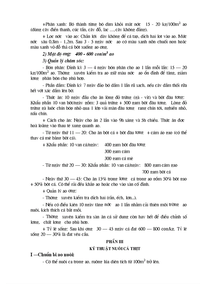 image for page Hướng dẫn nuôi cá rô đồng